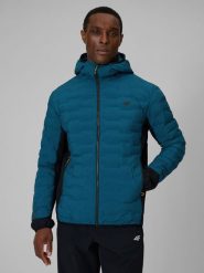 4F Kurtka trekkingowa z wypełnieniem Primaloft Silver męska - granatowa 3XL. Niebieskie kurtki 4F, l, bez wzorów, bez kaptura. Za 399.99 zł.