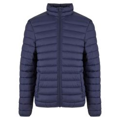 Lekka kurtka puchowa Urban Classics. Niebieskie kurtki Urban Classics, na zimę, l, bez wzorów, z materiału, bez kaptura. Za 246.50 zł.