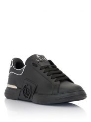 PHILIPP PLEIN Sneakersy SAFS USC0904 PLE005N Czarny. Czarne buty sportowe casual Philipp Plein, bez wzorów, ze skóry, bez zapięcia. Za 2,109.00 zł.