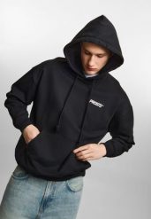 Bluza sportowa męska Prosto Wear The Street z kapturem. Czarne bluzy z kapturem Prosto., m, z aplikacjami, z bawełny, z kapturem. Za 344.99 zł.