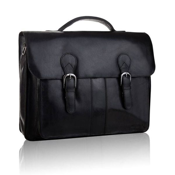 Torba męska BETLEWSKI vintage TBS-315 CZARNY. Czarne torby na laptopa Betlewski. Za 619.00 zł.