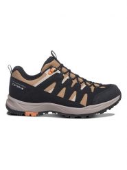 Icepeak Buty trekkingowe "Aura" w kolorze czarno-jasnobrązowym rozmiar: 40. Brązowe buty trekkingowe Icepeak, bez wzorów, z materiału, bez zapięcia. Za 205.45 zł.