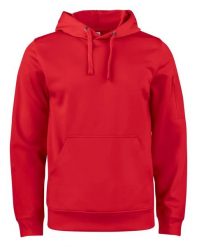 Clique Basic Active Hoody – Bluza z kapturem unisex z poliestru. Czerwone bluzy z kapturem CLIQUE, m, bez wzorów, z tkaniny, z kapturem. Za 190.50 zł.