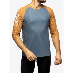 Koszulka rowerowa męska POC MTB Pure 3/4 Jersey. Niebieskie bluzy POC, m, bez wzorów, z jersey, bez kaptura. Za 230.99 zł.