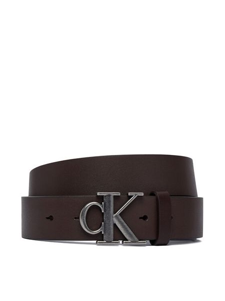 Calvin Klein Pasek Ck Buckle Smooth 35Mm LV04D7091G Brązowy ciemny. Brązowe paski CALVIN KLEIN, bez wzorów, ze skóry. Za 249.99 zł.