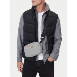 Saszetka Hunter. Szare torby na ramię Hunter, bez wzorów, małe, bez dodatków. Za 129.99 zł.