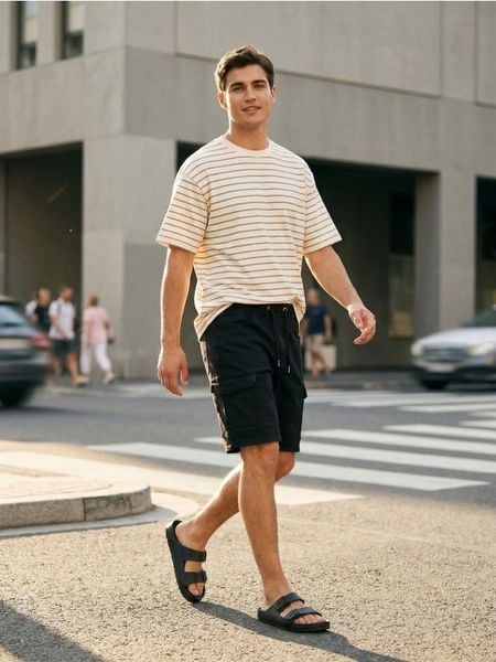 Szorty jeansowe jogger - czarny. Czarne krótkie spodenki sportowe Sinsay, l, bez wzorów, z jeansu. W wyprzedaży za 35.99 zł.