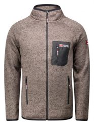 Canadian Peak Kurtka polarowa "Titleak" w kolorze beżowym rozmiar: M. Brązowe kurtki Canadian Peak, m, bez wzorów, z polaru, bez kaptura. Za 100.99 zł.