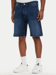 G-Star Raw Szorty jeansowe Dakota D24411-E352-H950 Niebieski Regular Fit. Niebieskie szorty G-Star Raw, m, bez wzorów, z bawełny, retro. Za 349.99 zł.