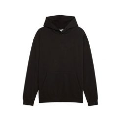 Bluza z kapturem męska Puma ELEVATED ESS RELAXED FL 68863701. Czarne bluzy z kapturem Puma, l, bez wzorów, z bawełny, z kapturem. Za 195.67 zł.