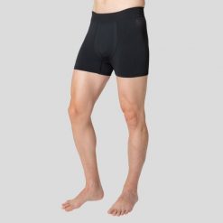 Bokserki męskie Odlo Boxer PERFORMANCE LIGHT ECO. Czarne bokserki ODLO, m, bez wzorów. Za 169.99 zł.