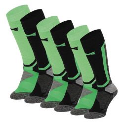 Skarpety snowboardowe Xtreme, 6 par, Multi Zielony. Czarne skarpety XTREME SOCKSWEAR, bez wzorów. Za 499.99 zł.