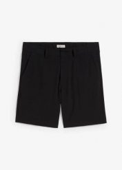 Eleganckie szorty, Relaxed Fit. Czarne eleganckie spodnie bonprix, m, eleganckie. Za 127.99 zł.