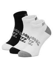 Billabong Skarpety AS_BILLABONG_01Z_SS25 (3-PACK) Biały. Białe skarpety Billabong, bez wzorów, z bawełny. Za 29.99 zł.