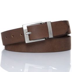 MUSTANG PASEK SKÓRZANY 35 mm SOPO-MUS075. Brązowe paski Mustang, bez wzorów, klasyczne. W wyprzedaży za 39.99 zł.