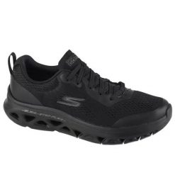 Buty do biegania męskie SKECHERS GO RUN GLIDE STEP siateczka. Czarne buty do biegania Skechers, bez wzorów, bez zapięcia. Za 485.10 zł.