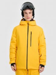 4F Kurtka narciarska membrana 15000 męska - żółta M. Żółte kurtki narciarskie i snowboardowe 4F, m, bez wzorów, z materiału, narciarskie, thinsulate. Za 999.99 zł.