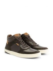 TRAVELIN' Skórzane sneakersy "Moulton" w kolorze brązowym rozmiar: 46. Brązowe buty sportowe casual Travelin', bez wzorów, bez zapięcia. Za 285.49 zł.