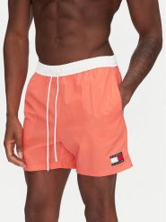 Tommy Hilfiger Szorty kąpielowe UM0UM03455 Różowy Slim Fit. Czerwone kąpielówki Tommy Hilfiger, m, bez wzorów, z syntetyku. Za 159.99 zł.