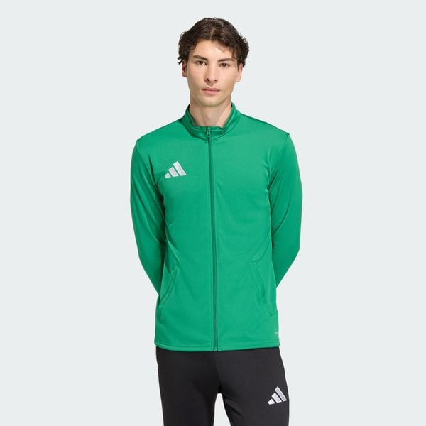 Bluza dresowa Entrada26. Białe bluzy bez kaptura Adidas, l, z aplikacjami, z dresówki, bez kaptura. Za 121.99 zł.