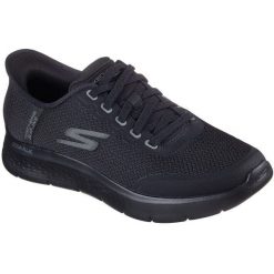 Buty sportowe męskie Skechers Go Walk Flex Netro. Czarne buty sportowe casual Skechers, bez wzorów, z gumy, bez zapięcia, skechers sport. Za 390.00 zł.