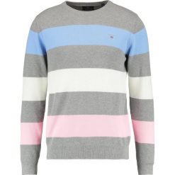 GANT BARSTRIPE CREW Sweter grey melange. Swetry nierozpinane marki GANT. Za 589.00 zł.