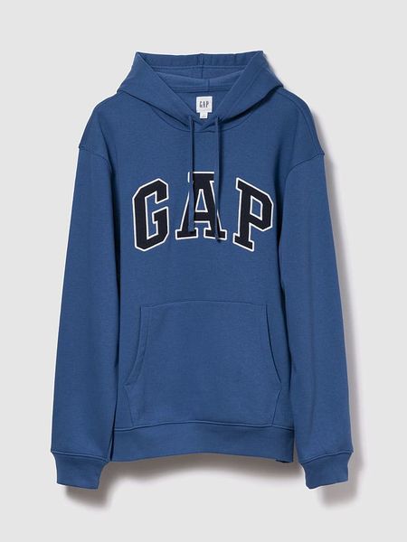 GAP Bluza w kolorze niebieskim rozmiar: S. Niebieskie bluzy GAP, s, bez wzorów, z kapturem. Za 101.23 zł.
