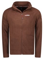 Geographical Norway Kurtka polarowa "Tug" w kolorze brązowym rozmiar: XL. Brązowe kurtki Geographical Norway, xl, bez wzorów, z materiału, bez kaptura. Za 87.19 zł.