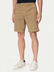 Aeronautica Militare Szorty materiałowe 261BE0278UCT04292 Beżowy Regular Fit. Brązowe szorty Aeronautica Militare, m, bez wzorów, z bawełny. Za 539.99 zł.