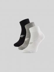 4F Skarpetki krótkie (3-pack) męskie - multikolor 43-46. Skarpety 4F, bez wzorów. Za 49.99 zł.