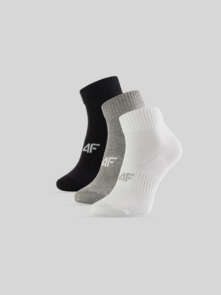 4F Skarpetki krótkie (3-pack) męskie - multikolor 43-46. Skarpety 4F, bez wzorów. Za 49.99 zł.
