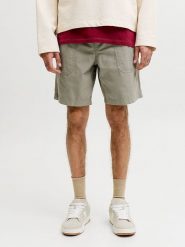 Jack & Jones Szorty "Jaiden" w kolorze khaki rozmiar: M. Brązowe szorty Jack & Jones, m, bez wzorów, z bawełny. Za 96.60 zł.