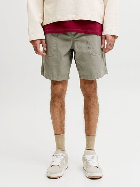 Jack & Jones Szorty "Jaiden" w kolorze khaki rozmiar: L. Brązowe szorty Jack & Jones, l, bez wzorów, z bawełny. Za 88.64 zł.