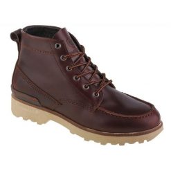 Buty Lumberjack Joel M SMH8101-001-B03-CI004 brązowe. Brązowe botki sznurowane na zimę, bez wzorów, z materiału, bez obcasa, bez zapięcia. Za 668.85 zł.