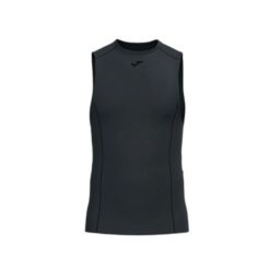 Tank top Joma Indoor Gym. Czarne bielizna termoaktywna Joma, bez wzorów, bez ramiączek, do biegania. W wyprzedaży za 107.95 zł.