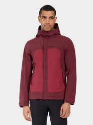 Didriksons Kurtka funkcyjna "Grit" w kolorze bordowo-czerwonym rozmiar: M. Czerwone kurtki outdoor i hardshell Didriksons, m, bez wzorów, bez kaptura. Za 316.99 zł.