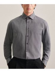 Seidensticker Koszula - Shaped fit - w kolorze szarym rozmiar: 38. Szare koszule Seidensticker, bez wzorów, z bawełny, bez kołnierzyka, bez ramiączek. Za 111.95 zł.