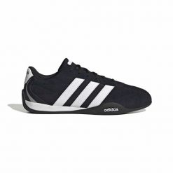 Sneakersy adidas Haussure Groundpulse. Czarne buty sportowe casual Adidas, bez wzorów, bez zapięcia. Za 365.00 zł.