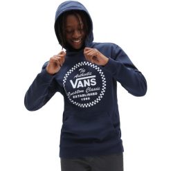 Bluza z kapturem Vans Athletic, Mężczyźni. Niebieskie bluzy z kapturem Vans, m, bez wzorów, z bawełny, z kapturem. Za 290.00 zł.