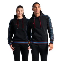 Bluza Arena Fireflow Hooded Sweat Inserts z kapturem. Czarne bluzy z kapturem Arena, xl, bez wzorów, z bawełny, z kapturem. Za 313.07 zł.