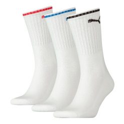 Skarpety Puma Sport Crew Stripe 3Pack białe. Białe skarpetki sportowe Puma, bez wzorów. Za 45.99 zł.
