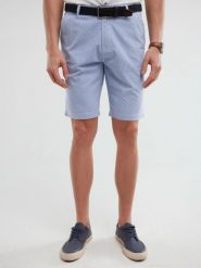 Szorty męskie bawełniane błękitne Gusto 401. Niebieskie szorty BIG STAR, m, bez wzorów, z bawełny, eleganckie. Za 139.99 zł.