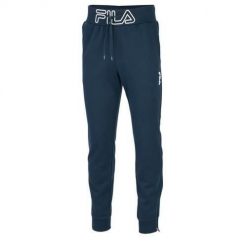 Spodnie treningowe męskie Fila Leo. Niebieskie spodnie materiałowe Fila, na co dzień, m, bez wzorów, z dresówki, casualowe. Za 431.00 zł.