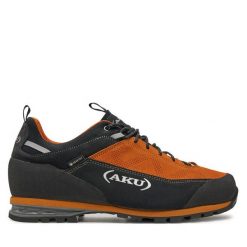 Trekkingi Aku. Brązowe buty trekkingowe Aku, bez wzorów, z gore-texu, bez zapięcia. Za 599.99 zł.
