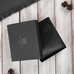 Elegancki portfel męski skórzany czarny z ochroną RFID Paolo Peruzzi AY-11-BL. Czarne portfele Paolo Peruzzi, bez wzorów, ze skóry. Za 59.00 zł.