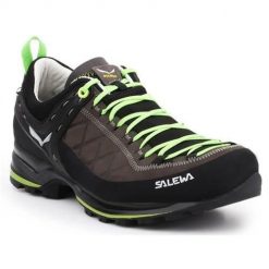 Buty trekkingowe męskie Salewa MS Mtn Trainer 2 L. Brązowe buty turystyczne Salewa, bez wzorów, z gumy, przed kostkę, bez zapięcia, trekkingowe. Za 994.00 zł.