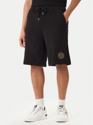 Versace Jeans Couture Szorty sportowe 80GADT03 CF01T Czarny Regular Fit. Czarne krótkie spodenki sportowe Versace Jeans Couture, m, bez wzorów, z bawełny. Za 629.99 zł.