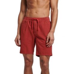 Szorty Superdry. Czerwone szorty Superdry, m, bez wzorów, eleganckie. Za 262.85 zł.