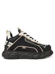 Buffalo Sneakersy CLD Chai BS 1410104 Czarny. Czarne buty sportowe casual Buffalo, bez wzorów, ze skóry, bez zapięcia. Za 419.99 zł.