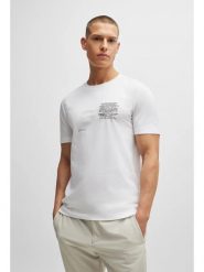 Hugo Boss Koszulka w kolorze białym rozmiar: M. Białe bezrękawniki HUGO BOSS, m, bez wzorów, z bawełny, bez kołnierzyka, bez ramiączek. Za 173.99 zł.